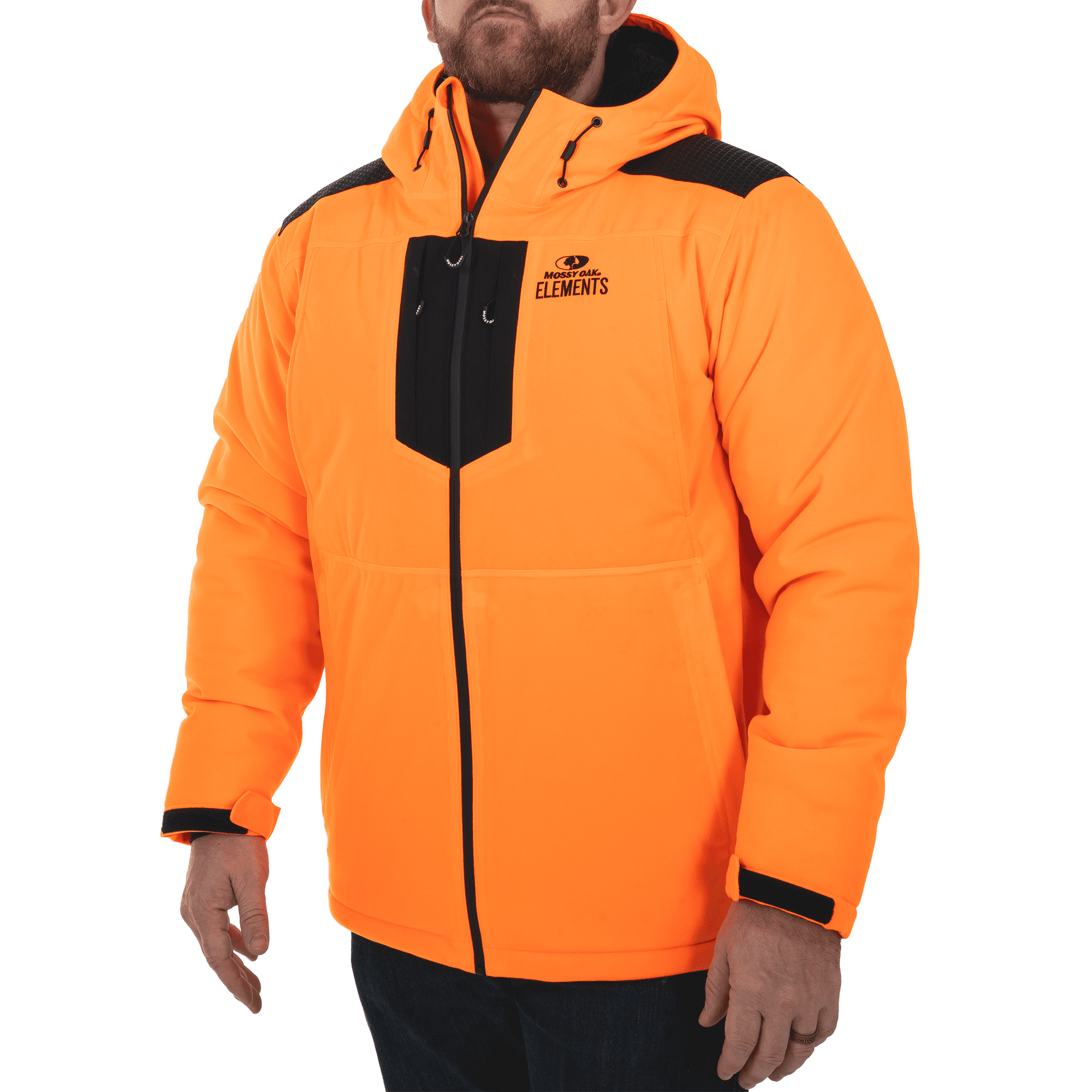 Mossy Oak Elements Men's Sherpa Lined Waterproof Hunting Jacket