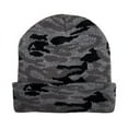 thumbnail image 1 of MO8255, Men's Jacquard Knitted Camo Hat, Thinsulate Lined, 1 of 1