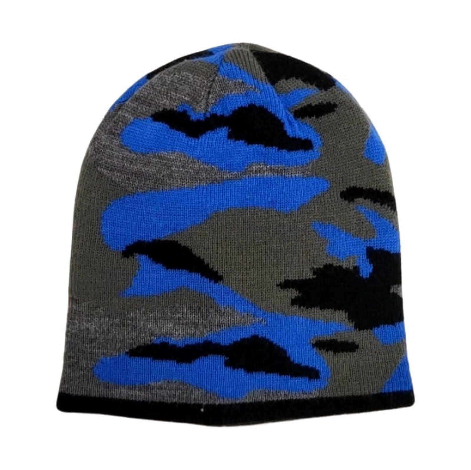 Blue hotsell camo beanie