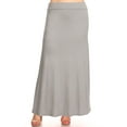 thumbnail image 1 of MOA COLLECTION Plus Size Pencil Skirt - Sexy High Waist, Solid Color, Knee Length, 1 of 4