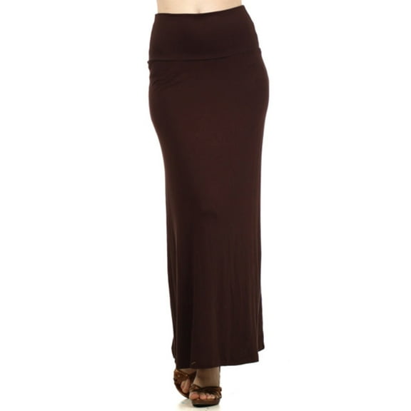 Moa Collection Women's Elegant High-Waisted Maxi Skirt  for Every Occasion