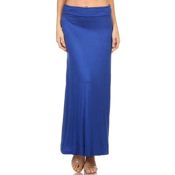 Moa Collection Women's Elegant High-Waisted Maxi Skirt for Every Occasion