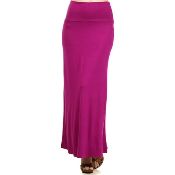 Moa Collection Women's Elegant High-Waisted Maxi Skirt for Every Occasion