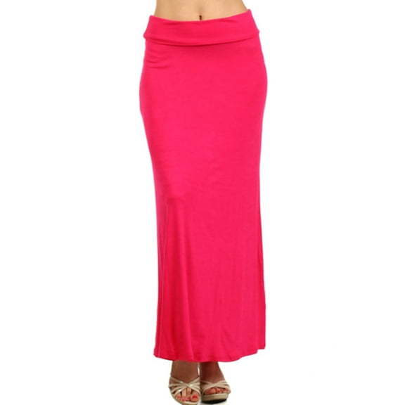 Moa Collection Women's Elegant High-Waisted Maxi Skirt for Every Occasion