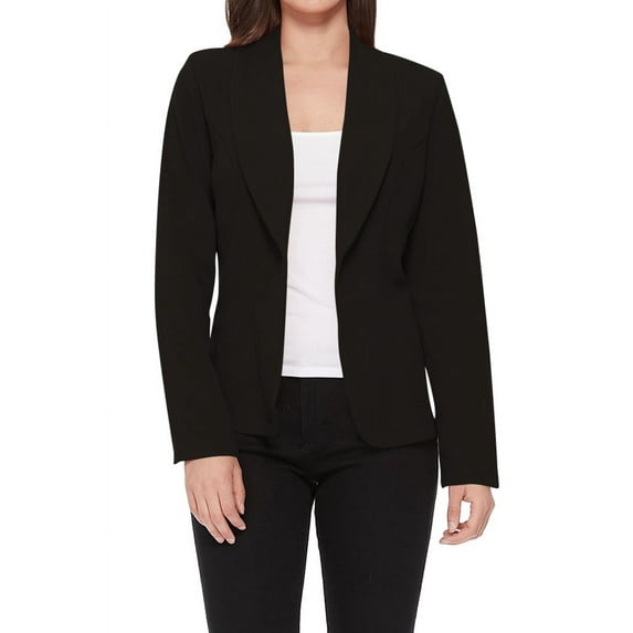 MOA COLLECTION Women's Casual Lightweight Open Front Long Sleeves Blazer Jacket