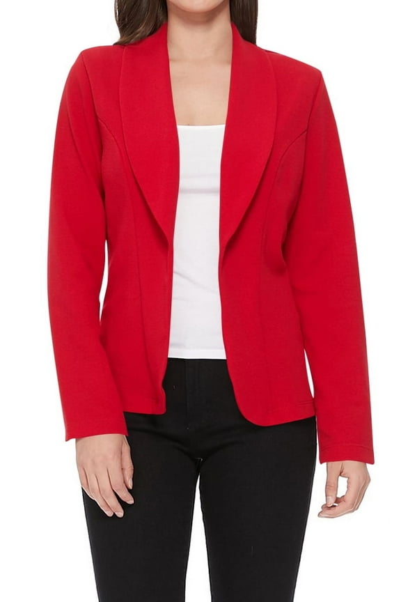 Long Sleeves Open Front Blazer Jacket, Women's