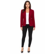 MOA COLLECTION Womens Casual Lightweight Blazer Jacket-Long Sleeves Open Front