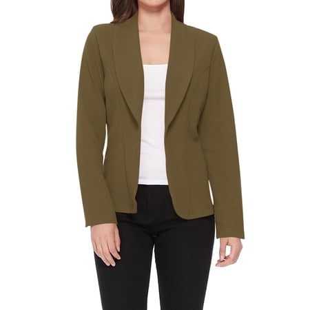 Moa Collection Casual Lightweight Single-Breasted Blazer, Women's