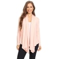 thumbnail image 1 of Women's Casual Long Sleeve Drape Front Open Jacket Cardigan, 1 of 7