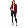 thumbnail image 1 of FashionJOA MOA COLLECTION Lightweight Open Front Casual Fashion Jackets, Women's, 1 of 6
