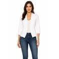 thumbnail image 1 of MOA COLLECTION Women's Open Front 3/4 Sleeve Fashion Jackets, 1 of 6