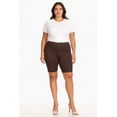 thumbnail image 1 of Women's Plus Size Casual Basic Solid Biker Shorts Pants, 1 of 4