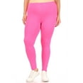 thumbnail image 1 of MOA COLLECTION Women's Plus Size Elastic Band Waist Stretch Comfy Workout Leggings Pants, 1 of 4
