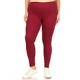 thumbnail image 1 of MOA COLLECTION Women's Plus Size Elastic Band Waist Stretch Comfy Workout Leggings Pants, 1 of 4