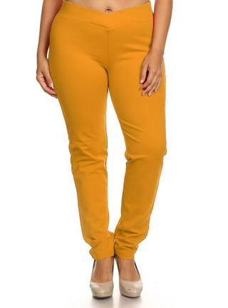 Mustard jeggings hotsell plus size