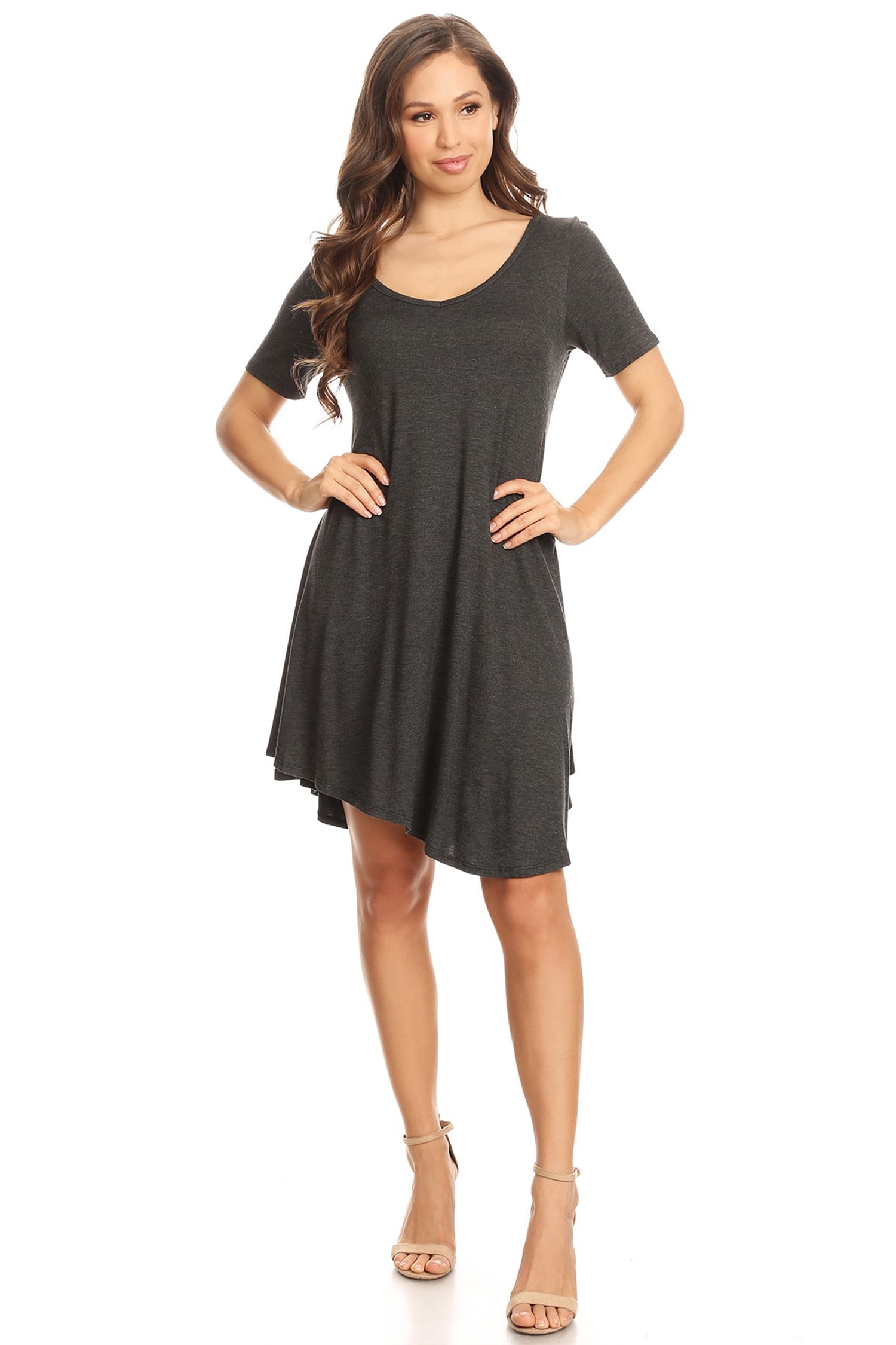 Women's Comfortable Short Sleeve Midi Dress main image 0