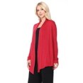 thumbnail image 1 of MOA COLLECTION Women's Solid Casual Lightweight Long Sleeve Loose Fit Knit Sweater Cardigan, 1 of 5