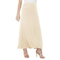 thumbnail image 1 of MOA COLLECTION Women's Ultra Comfort Stretch Maxi Skirt Relaxed Fit for Everyday Elegance, 1 of 4