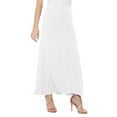 thumbnail image 1 of MOA COLLECTION Women's Ultra Comfort Stretch Maxi Skirt Relaxed Fit for Everyday Elegance, 1 of 4