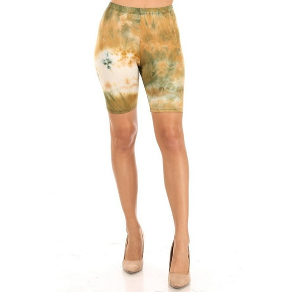 Moa Collection Women's Casual High Waist Workout Stretch Active Biker Shorts Pants