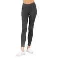 thumbnail image 1 of MOA Collection Women's Comfort Fit Cotton Spandex Basic Leggings, 1 of 5