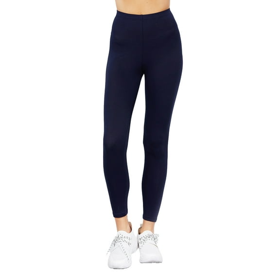 MOA Collection Women's Comfort Fit Cotton Spandex Basic Leggings