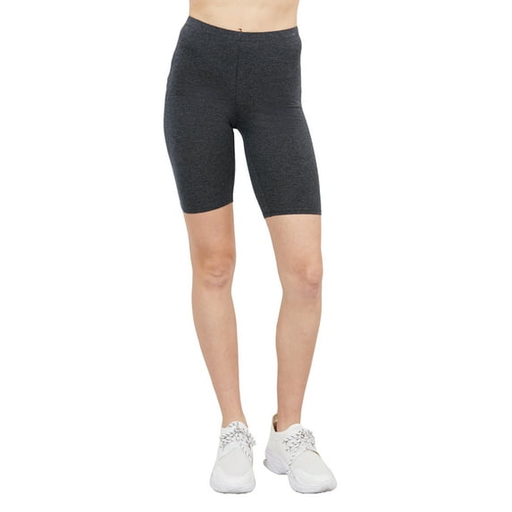 MOA Collection Women's Cotton Spandex Jersey Short Leggings