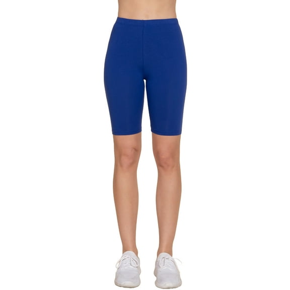 MOA Collection Women's Cotton Spandex Jersey Short Leggings
