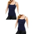 thumbnail image 1 of Women's Cropped Cami Tank with Adjustable Spaghetti Straps 2-Pack, 1 of 4