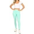 thumbnail image 1 of MOA Collection Women's Essential Full Length Leggings - Solid Color with Elastic Waistband, 1 of 6