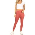 thumbnail image 1 of MOA Collection Women's Essential Full Length Leggings - Solid Color with Elastic Waistband, 1 of 6