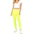 thumbnail image 1 of Moa Collection Women's Casual Solid Full Length Leggings Elastic Waistband, 1 of 6