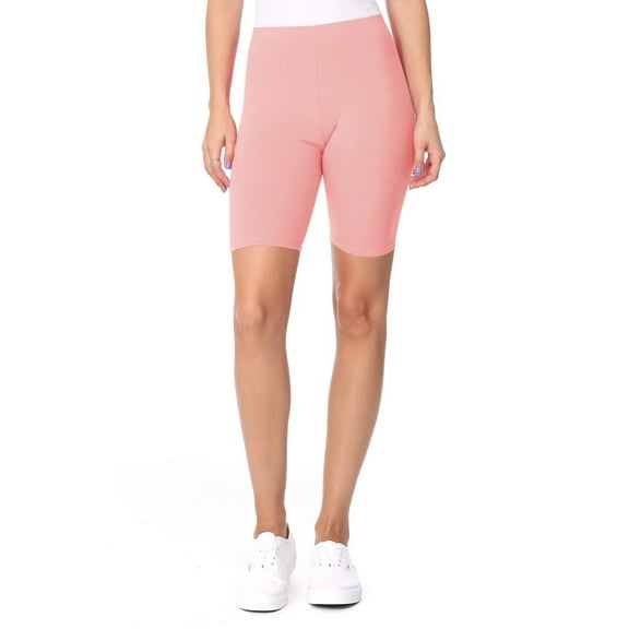 Women's High Waist Workout Shorts Activewear Stretch Biker Fit