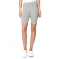 thumbnail image 1 of FashionStream High Waist Workout Shorts with Tummy Control & Flattering Fit, 1 of 4