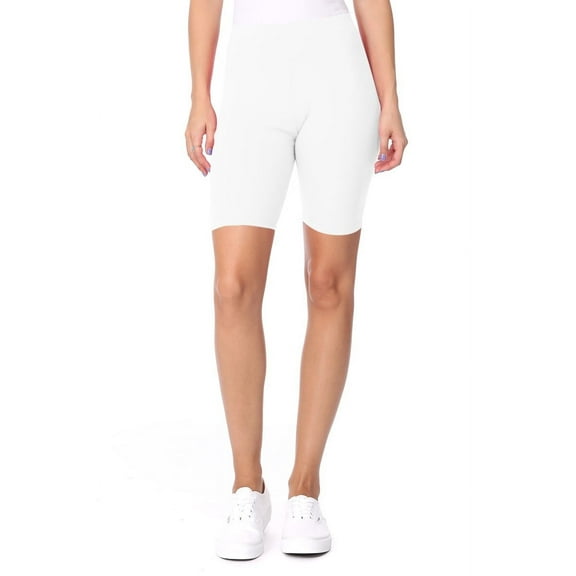 Women's High Waist Workout Shorts Activewear Stretch Biker Fit