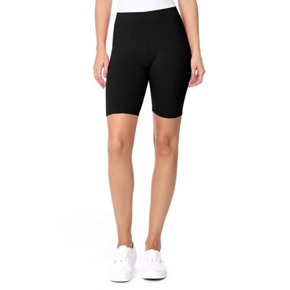 Women's High Waist Workout Shorts Activewear Stretch Biker Fit