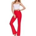 thumbnail image 1 of Women's Elastic Slim Flare Yoga Pants with Comfortable Stretch Fit, 1 of 4