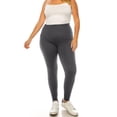thumbnail image 1 of MOA Collection Women's Plus Size Microfiber Full Length Leggings, 1 of 4
