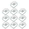 thumbnail image 1 of 10Pcs Transparents Blank Keycap Set 1.25U MOA Profile Crystal Translucents Keycaps for Mechanical Keyboards, 1 of 10