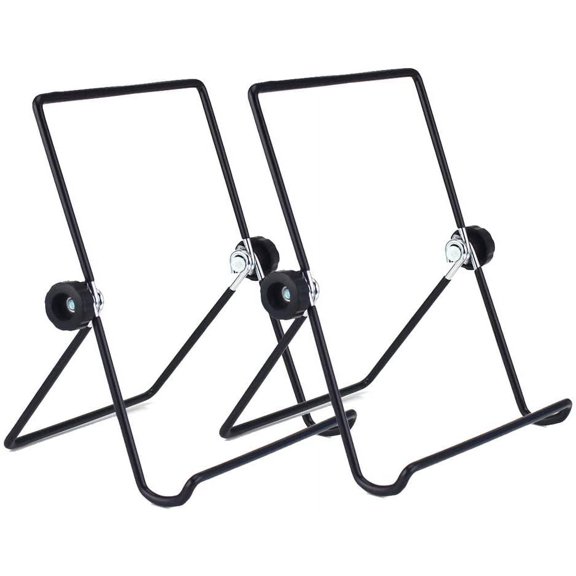 MOACC Tablet Stand, Portable Foldable Tablets Multi-Angle Non-Slip Adjustable Metal Holder Cradle Fit for 9-12.9 inch Tablet PC, Pad (2 Pack)