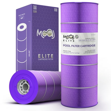 MOAJ Advanced Pool Filter Replaces Jandy CS150, Hayward CCX1500RE, Waterway ProClean 150, PCCF-150, 817-0150, Filbur FC-1287, Unicel C-8414 | 23 1/4" x 8 15/16" | Washable & Reusable | Based In USA