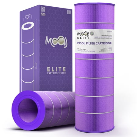 MOAJ Advanced Pool Filter Replaces Pentair CC200, Clean And Clear 200, R173217, Predator 200, PAP200, Filbur FC-0688, Unicel C-9419, 590544 | 31 1/8" x 10 1/16" | Washable & Reusable | Based In USA