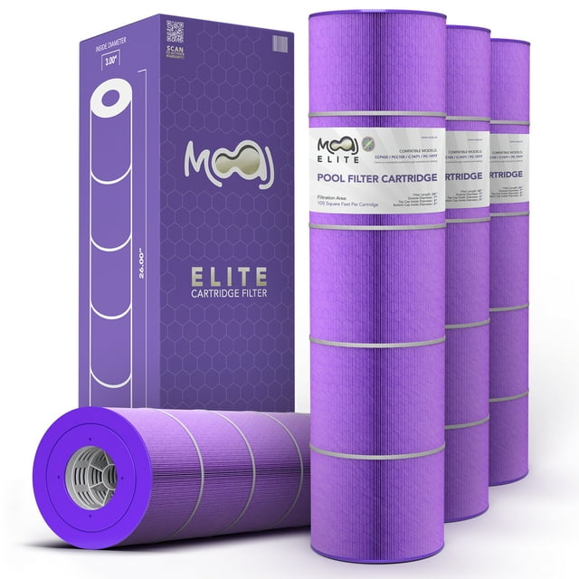 MOAJ Elite Pool Filter 4PACK Replaces Pentair CCP420, Clean And Clear