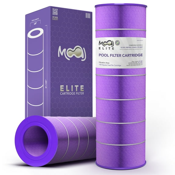 MOAJ Premium Asepsis-Infused Pool Filter Cartridge Compatible with Pentair CC150
