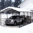 thumbnail image 1 of MOALCOFER 10'x20' Metal Carport,Heavy Duty Carport with Galvanized Steel for Cars,Boats,Truck, 1 of 7