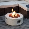 thumbnail image 1 of MOALCOFER 28"Round Propane Fire Pit Table,40,000 BTU Stainless Steel Burner Gas Fire Pit, 1 of 6