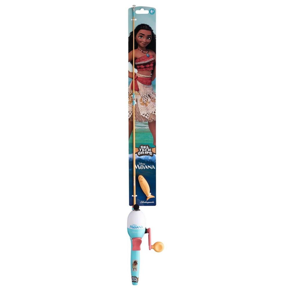 Shakespeare Disney Moana Beginner Kit, 2'6" Medium Fishing Rod, 5 Size Reel
