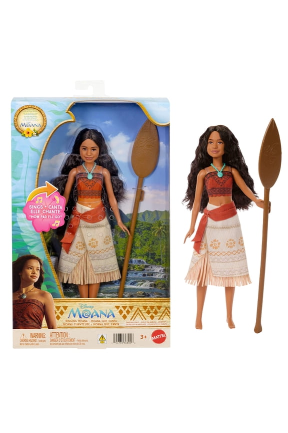 Mattel Disney Moana Singing Fashion Doll Sings “How Far I’ll Go” Inspired by Live Action Movie
