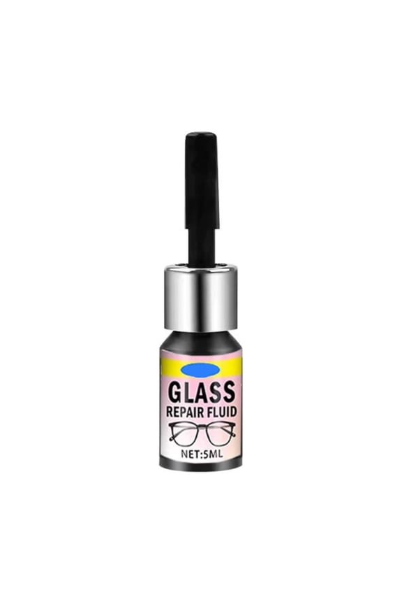 5ml Glass Repair Fluid Kit,Fast Curing Crack Chip Fixer,For Eyeglasses Watch Crystals,Car Window Household Glass Repair