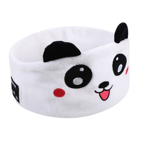MOAOASPER Animal Embroidery Bluetooth Headband, Soft Fleece Music Headset for Children Bedtime